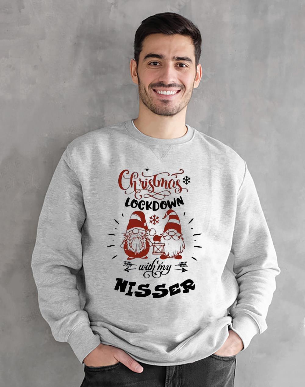 Gnome Christmas Lockdown With My Nisser Shirt