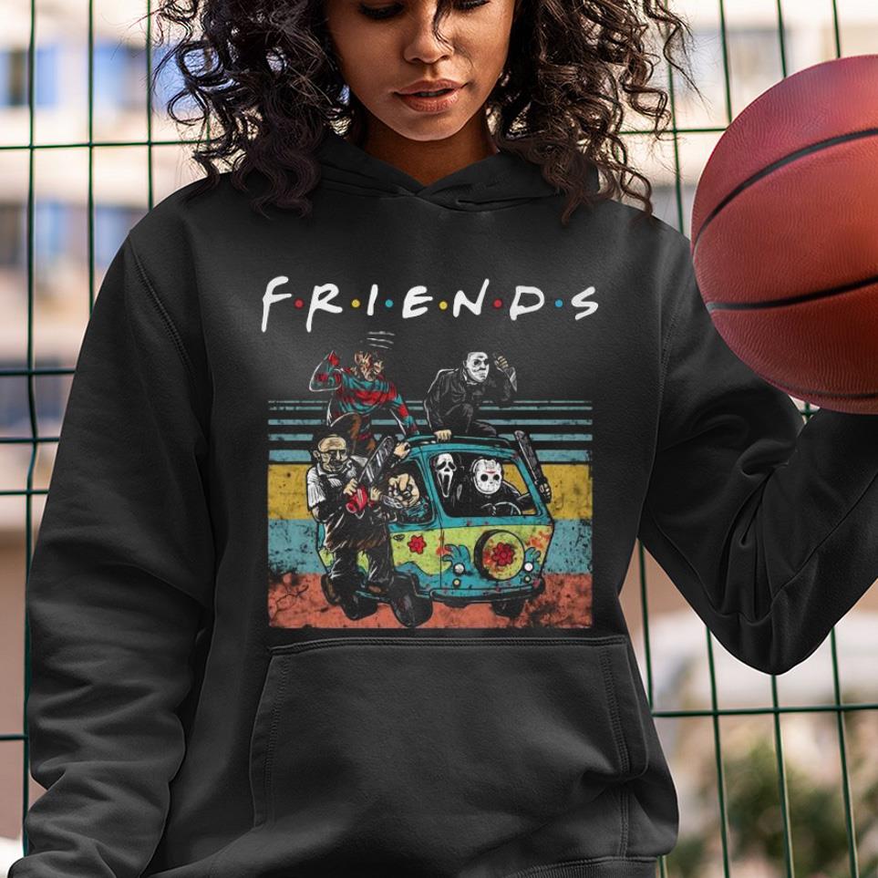 Horror Character Friends TV Show Halloween Vintage Shirt