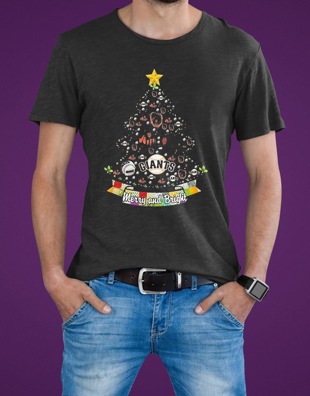 Merry And Bright San Francisco Giants MLB Christmas Tree 2022 Shirt Merry And Bright San Francisco Giants MLB Christmas Tree 2022 Shirt