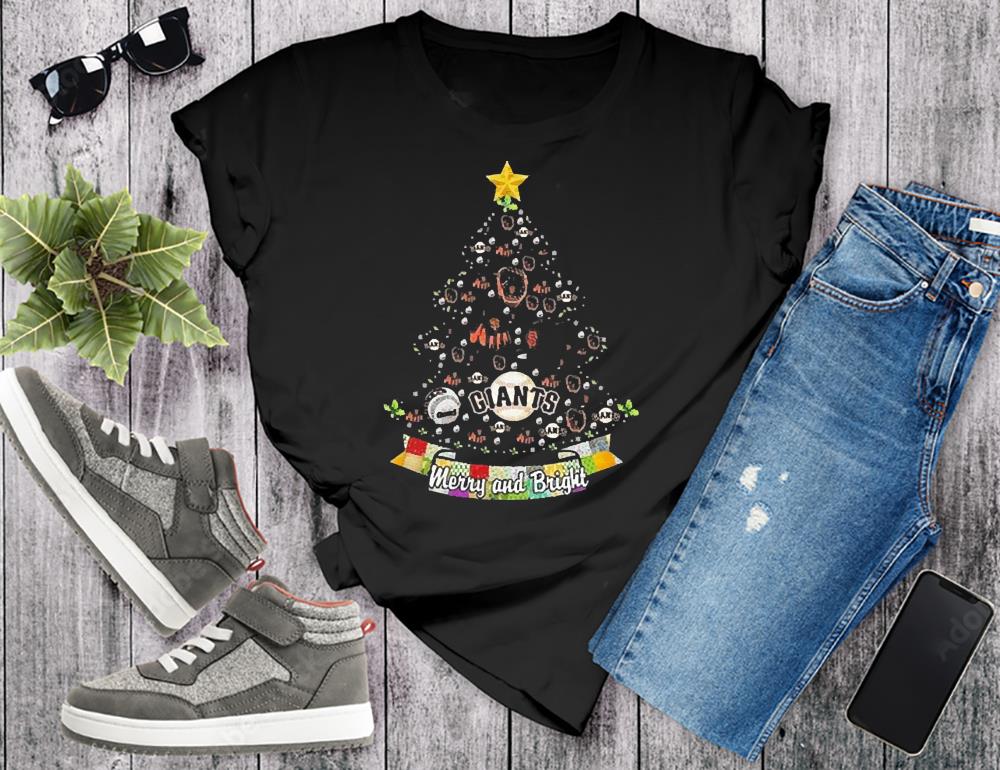 Merry And Bright San Francisco Giants MLB Christmas Tree 2022 Shirt Merry And Bright San Francisco Giants MLB Christmas Tree 2022 Shirt