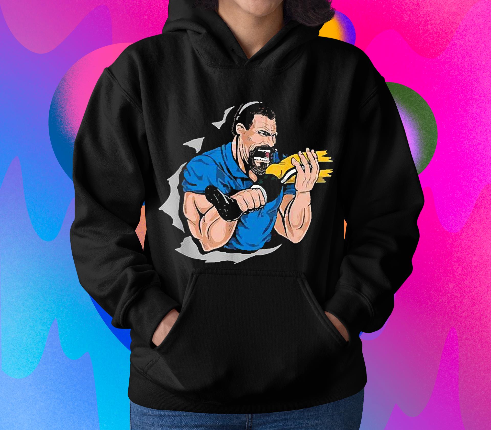 Biting Knee Caps Shirt