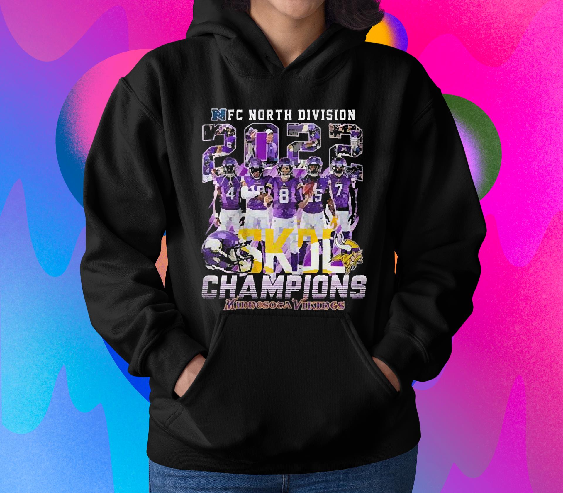 NFC North Division 2022 Skol Champions Minnesota Vikings shirt