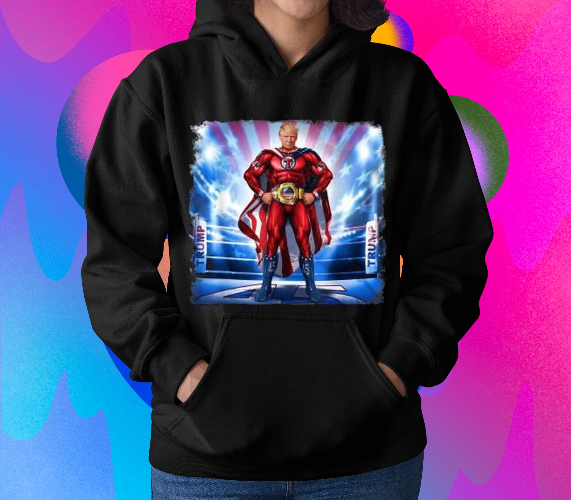 Trump 100th Day Of School Superhero School Shirt 9