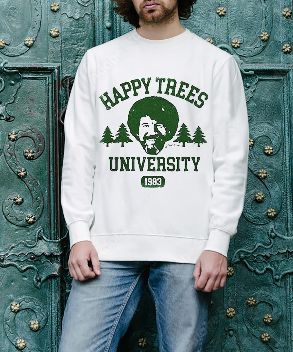 Bob Ross Happy Trees University 1983 Shirt