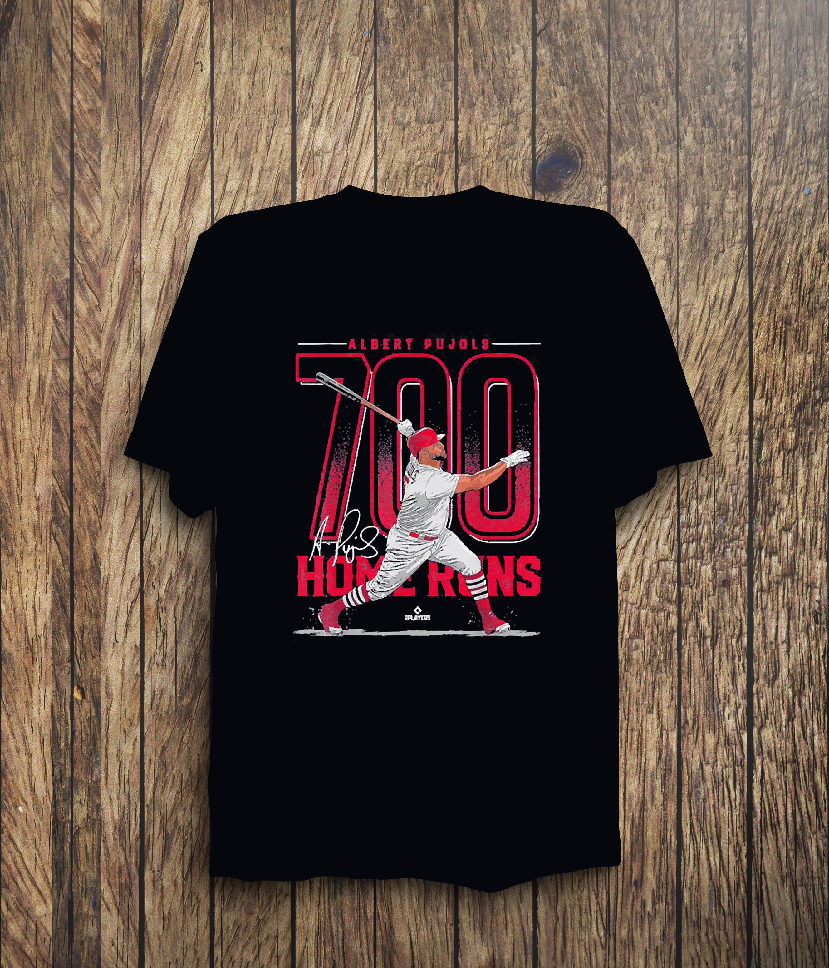 Albert Pujols 700 Home Runs Albert Pujols St Louis MLBPA shirt