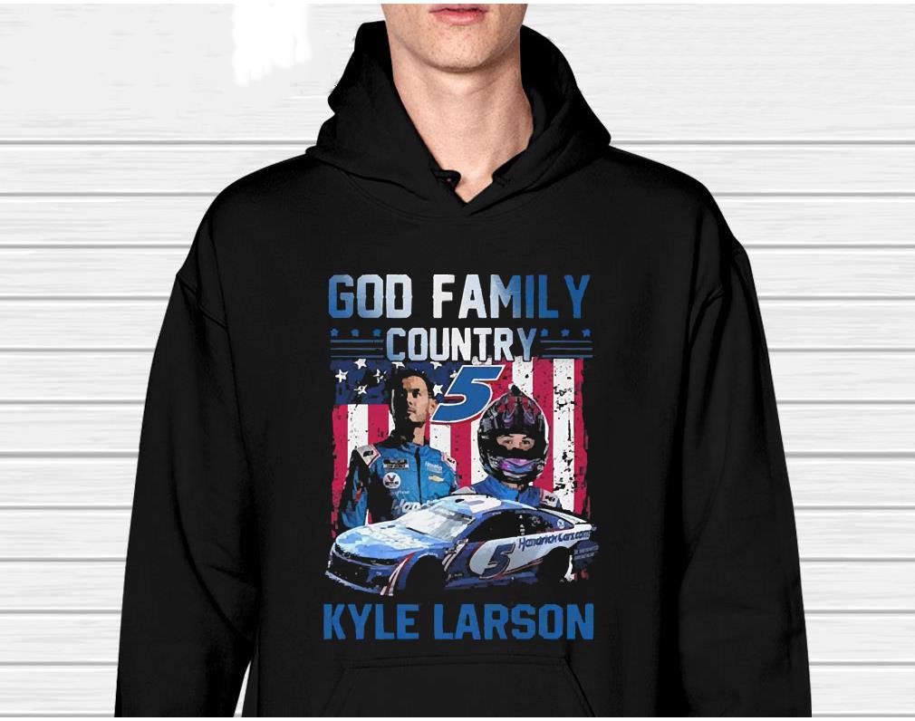 God Family Country Kyle Larson USA Flag 2022 Shirt