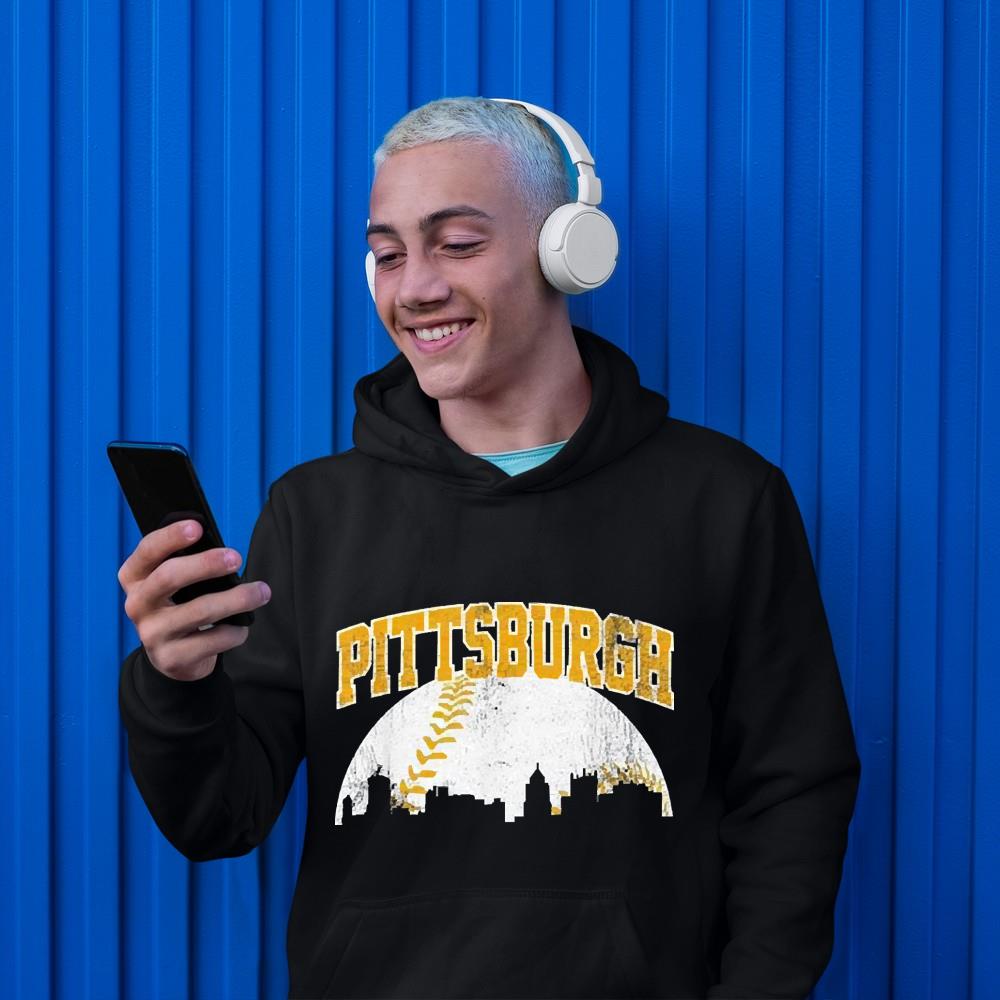 Pittsburgh Skyline City Gameday Retro Vintage USA 2022 Shirt