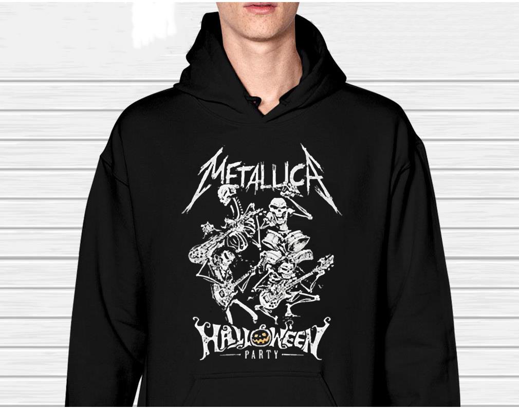 Metallica Halloween Skeleton Metallica Halloween Party 2022 Shirt