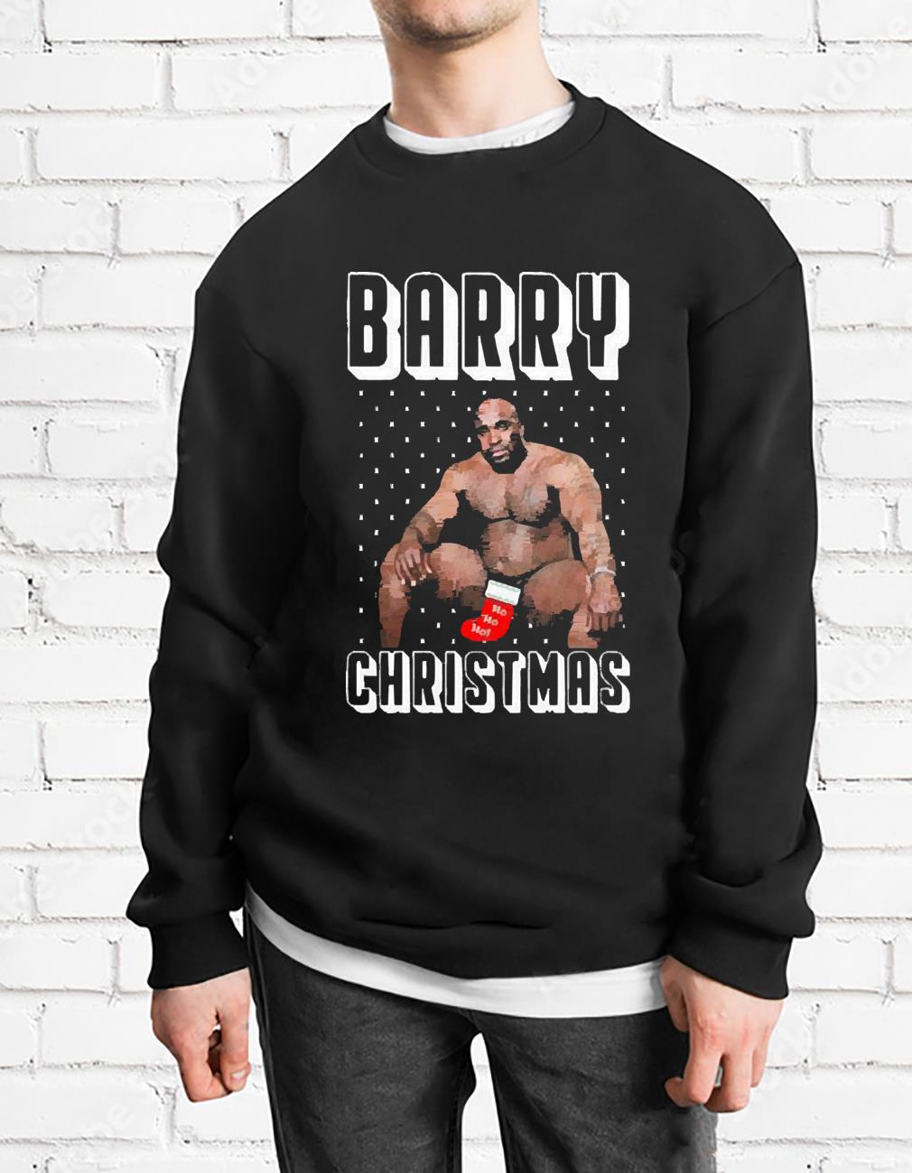 Barry Wood Merchandise Ho Ho Ho Ugly Christmas Shirt