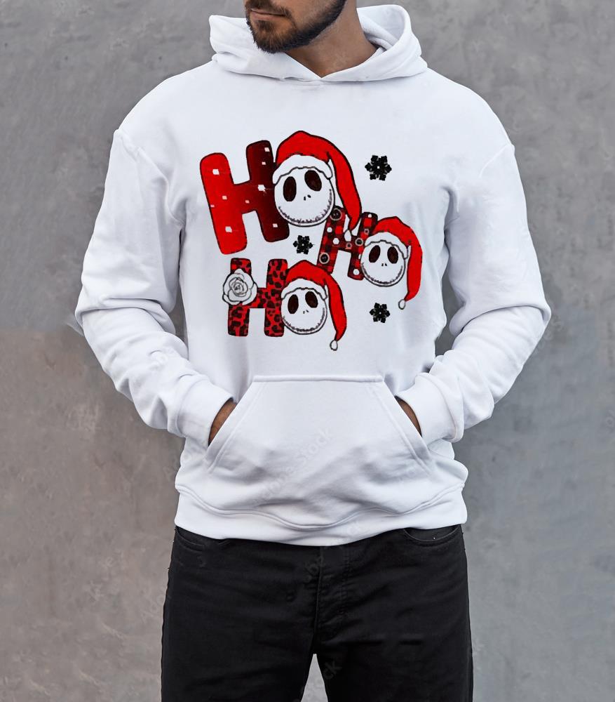 Nightmare Jack Skellington Santa Ho Ho Ho Christmas shirt