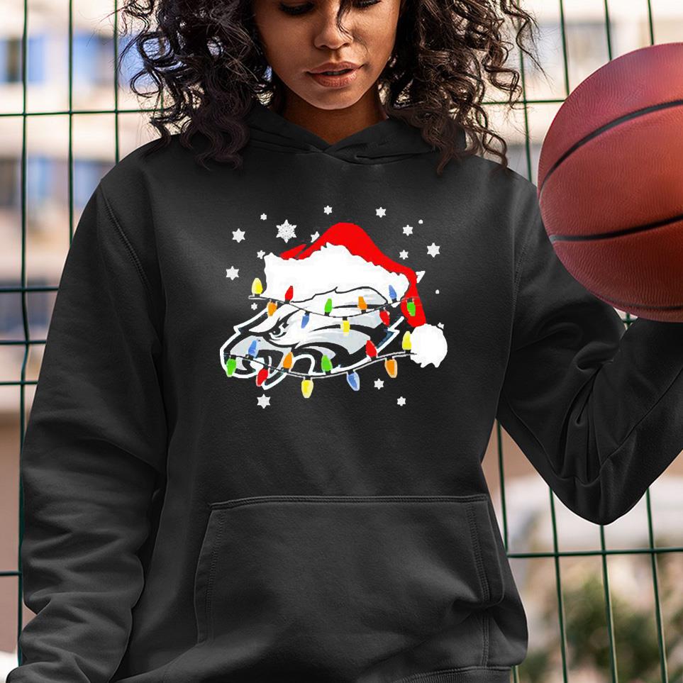 Philadelphia Eagles Logo Santa Hat Xmas shirt
