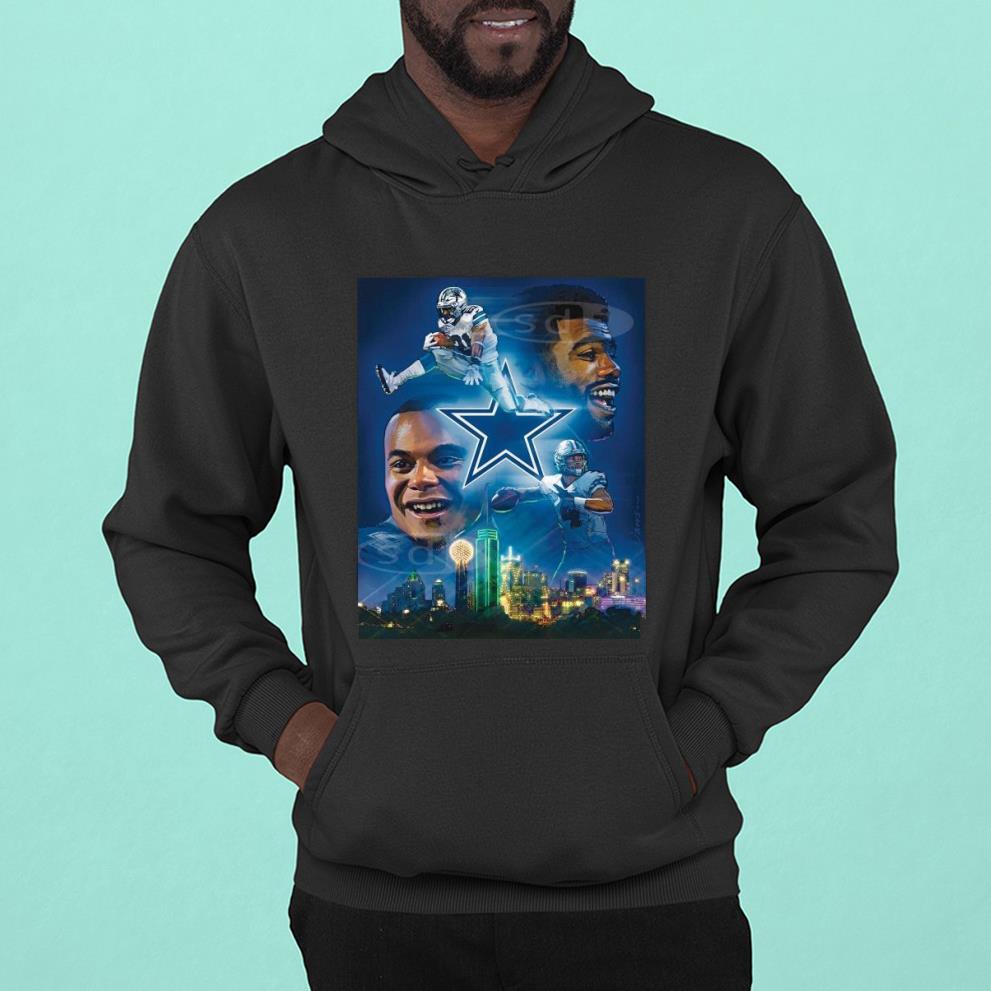 Dak Prescott Ezekiel Elliott Dallas Cowboys Skyline Shirt