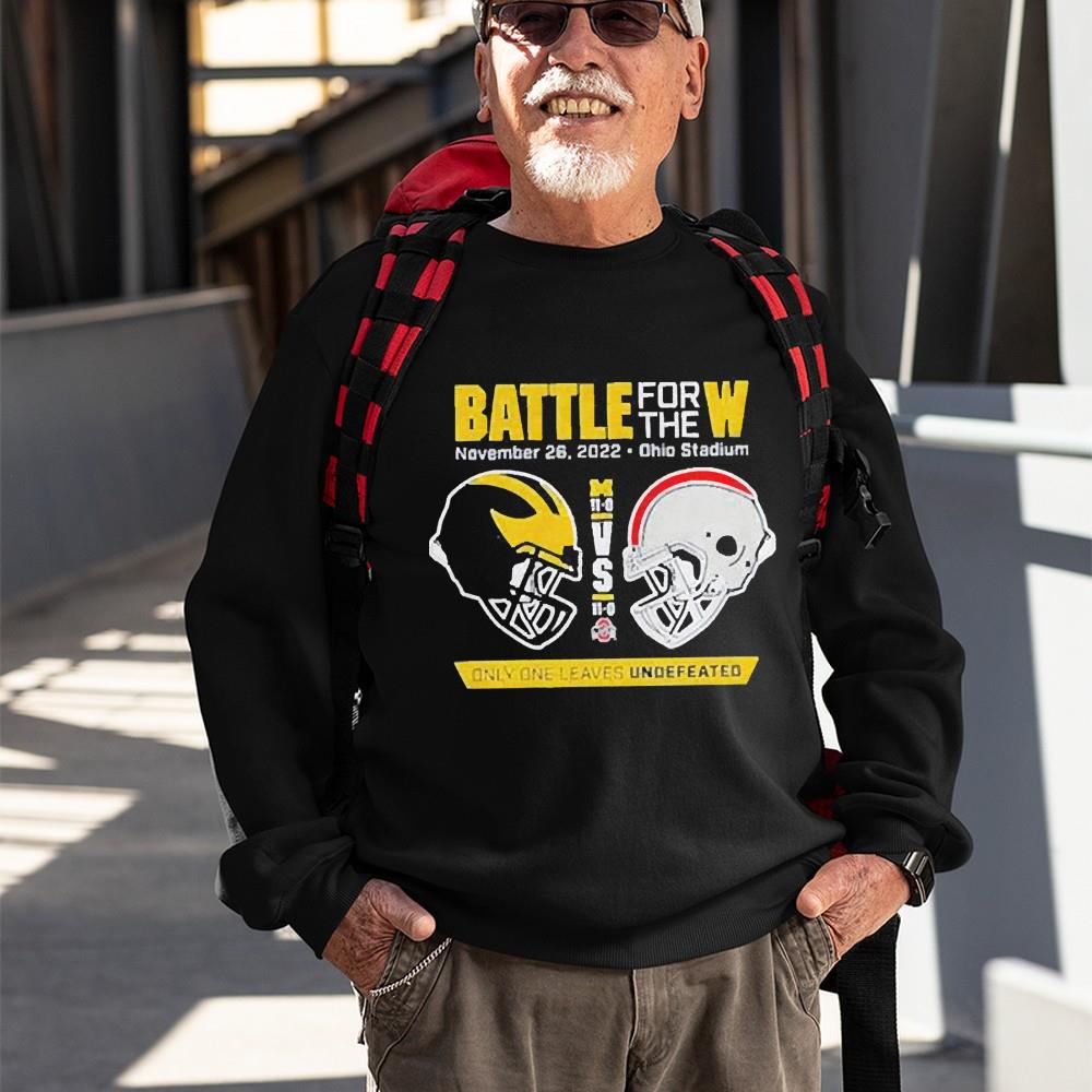 Michigan Wolverines vs Ohio State Buckeyes Battle For The W 2022 shirt 1 Michigan Wolverines vs Ohio State Buckeyes Battle For The W 2022 shirt 2