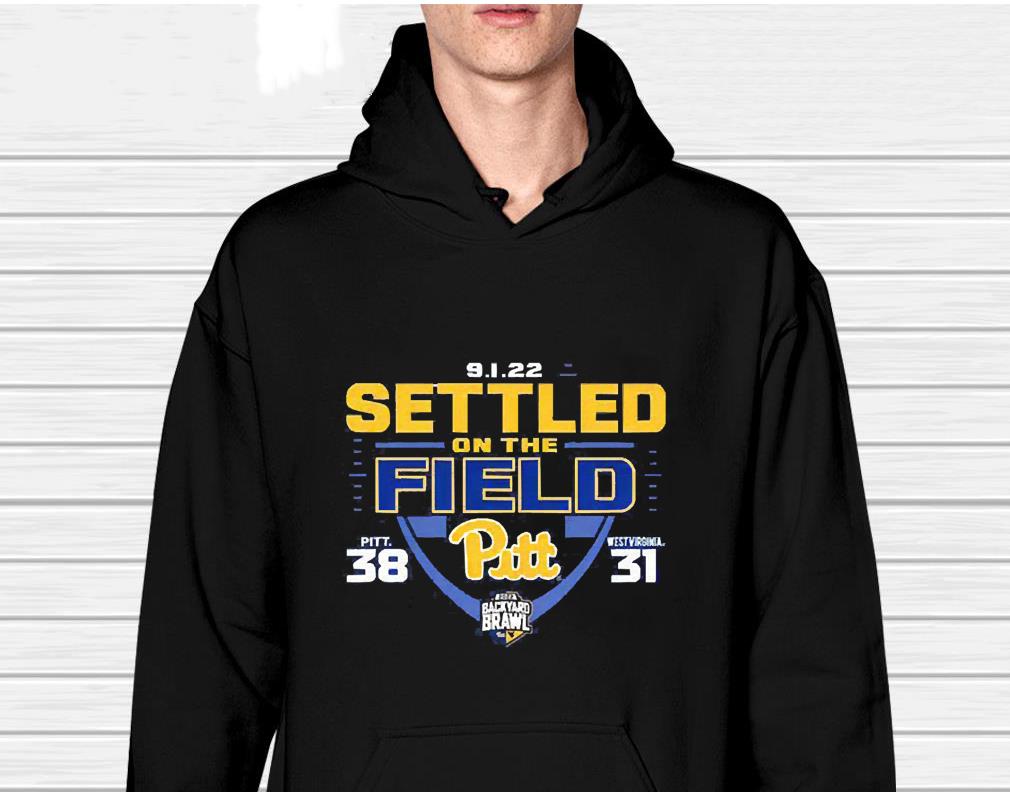Pitt Panthers Vs West Virginia Mountaineers Settled On The Field Backyard Brawl shirt