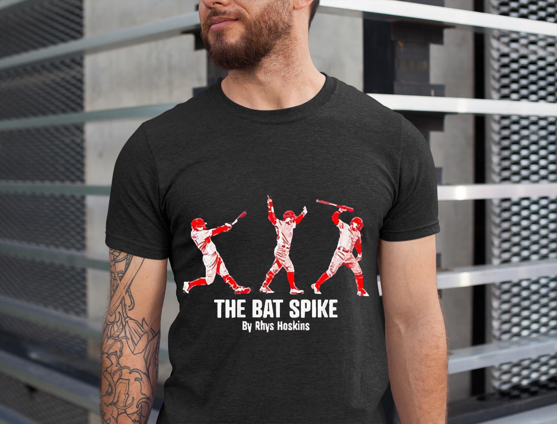The Bat Spike By Rhys Hoskins Philadelphia Phillies The World Series 2022 Shirt The Bat Spike By Rhys Hoskins Philadelphia Phillies The World Series 2022 Shirt