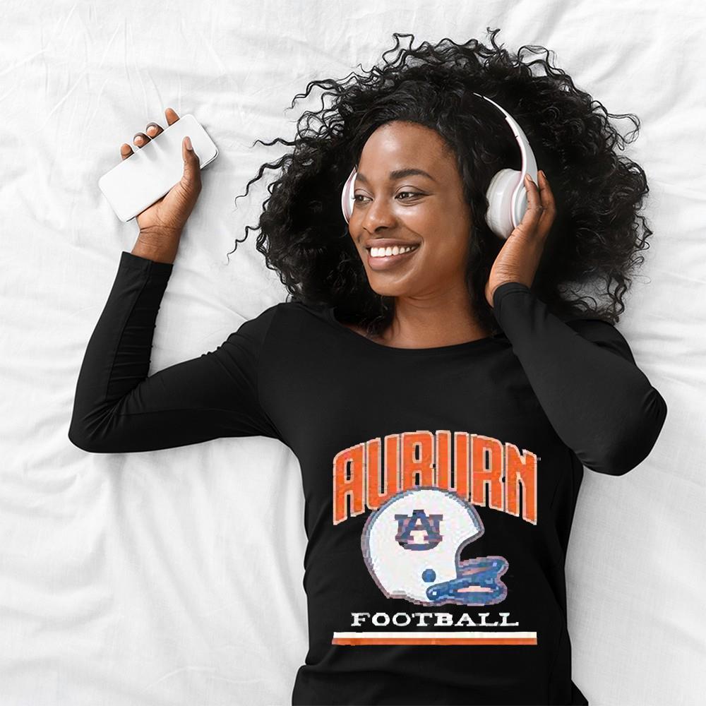 Auburn Tigers vintage football helmet shirt