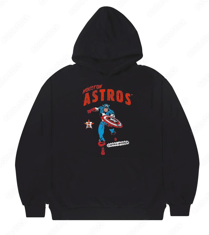 Houston Astros Team Captain America Marvel Shirt
