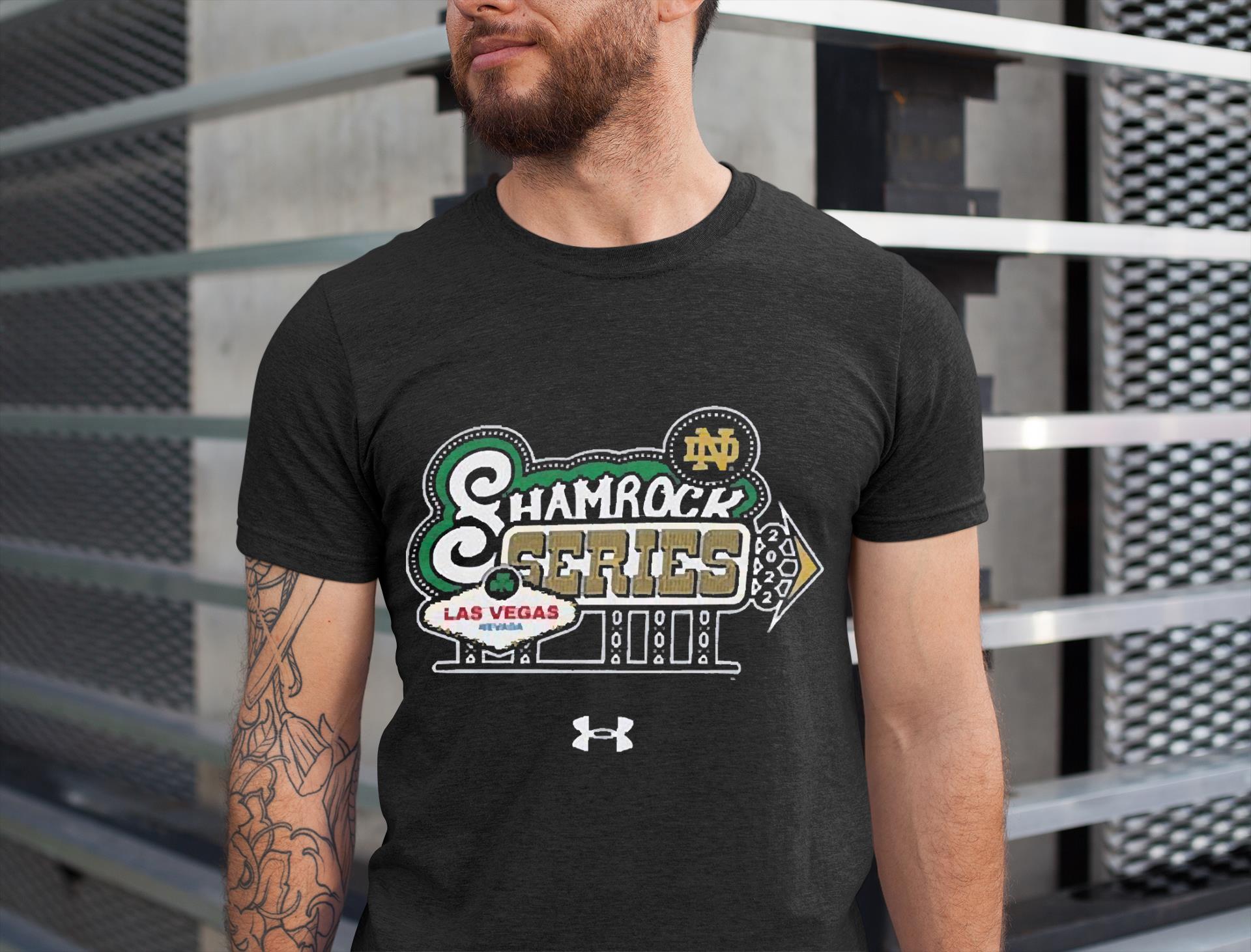 Notre Dame Fighting Irish Under Armour Shamrock Series Tech Raglan shirt Notre Dame Fighting Irish Under Armour Shamrock Series Tech Raglan shirt