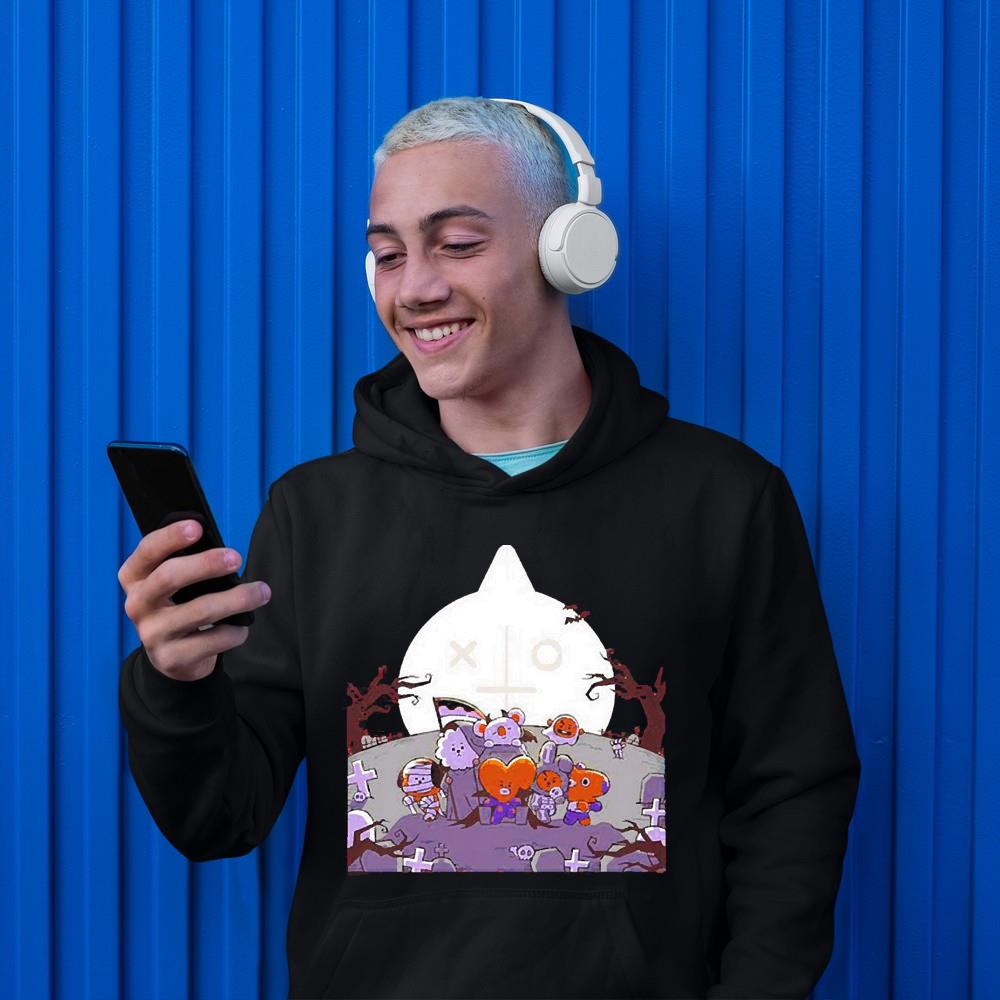 Bt21 Being In The Grave BTS BT21 Halloween Shirt Bt21 Being In The Grave BTS BT21 Halloween Shirt 1