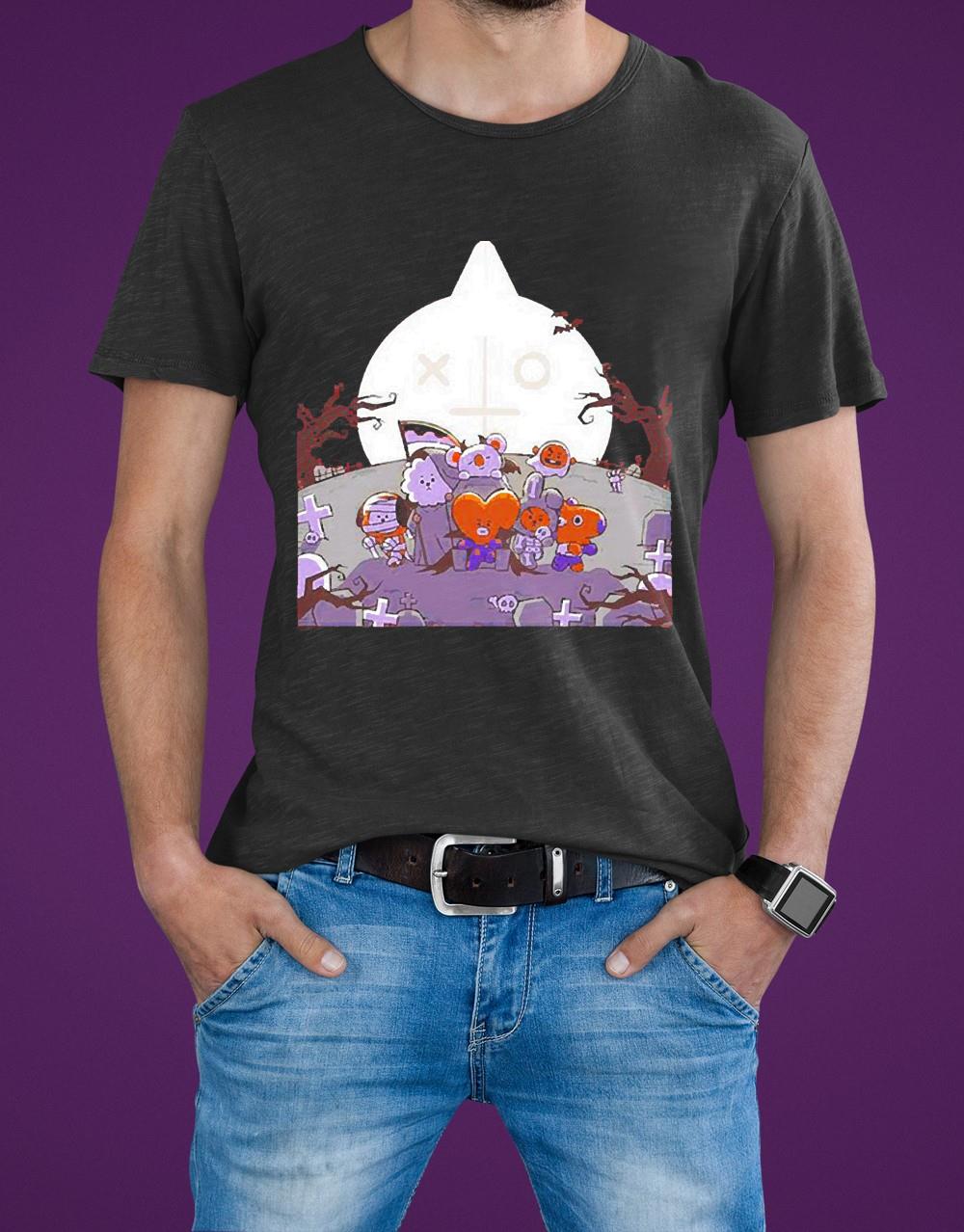 Bt21 Being In The Grave BTS BT21 Halloween Shirt 2 Bt21 Being In The Grave BTS BT21 Halloween Shirt 3