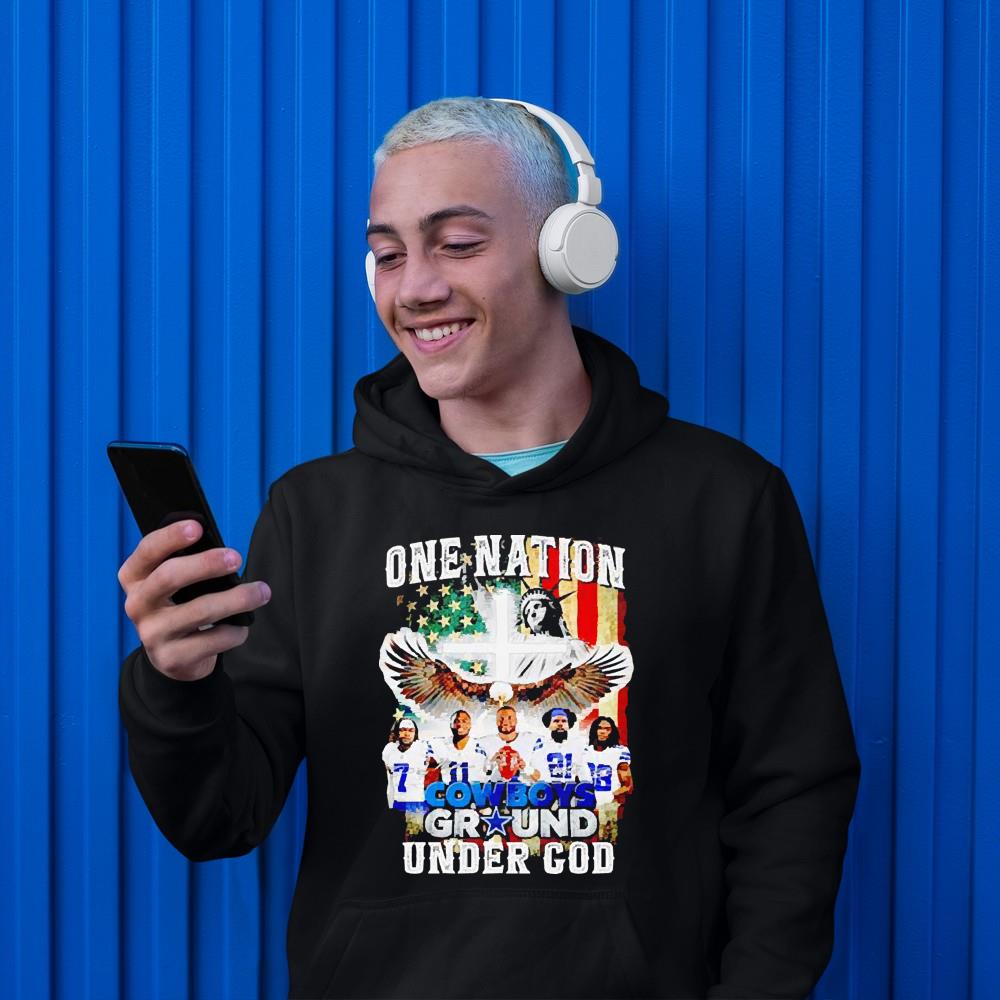 Dallas Cowboys ground one nation under God shirt