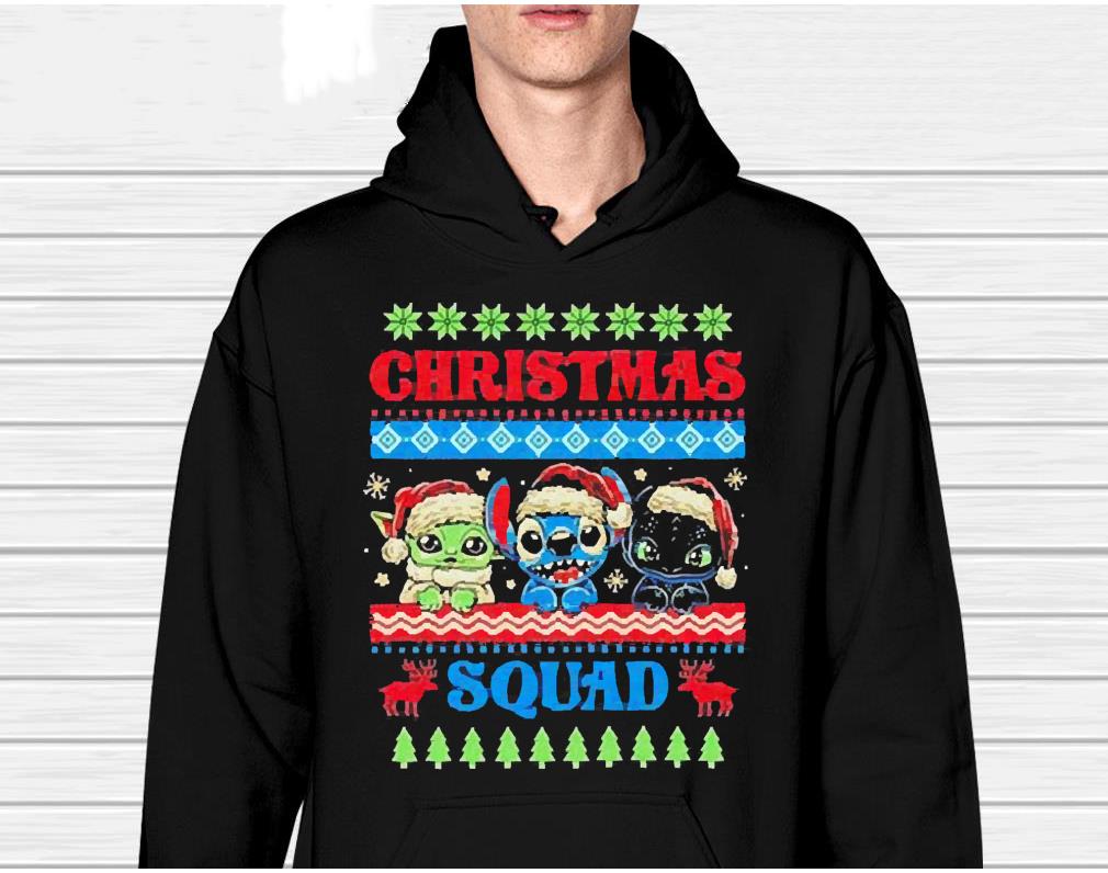 Christmas Squad Baby Yoda Stitch And Toothless Christmas 2022 Shirt 1 Gameofthronesteeshirt News