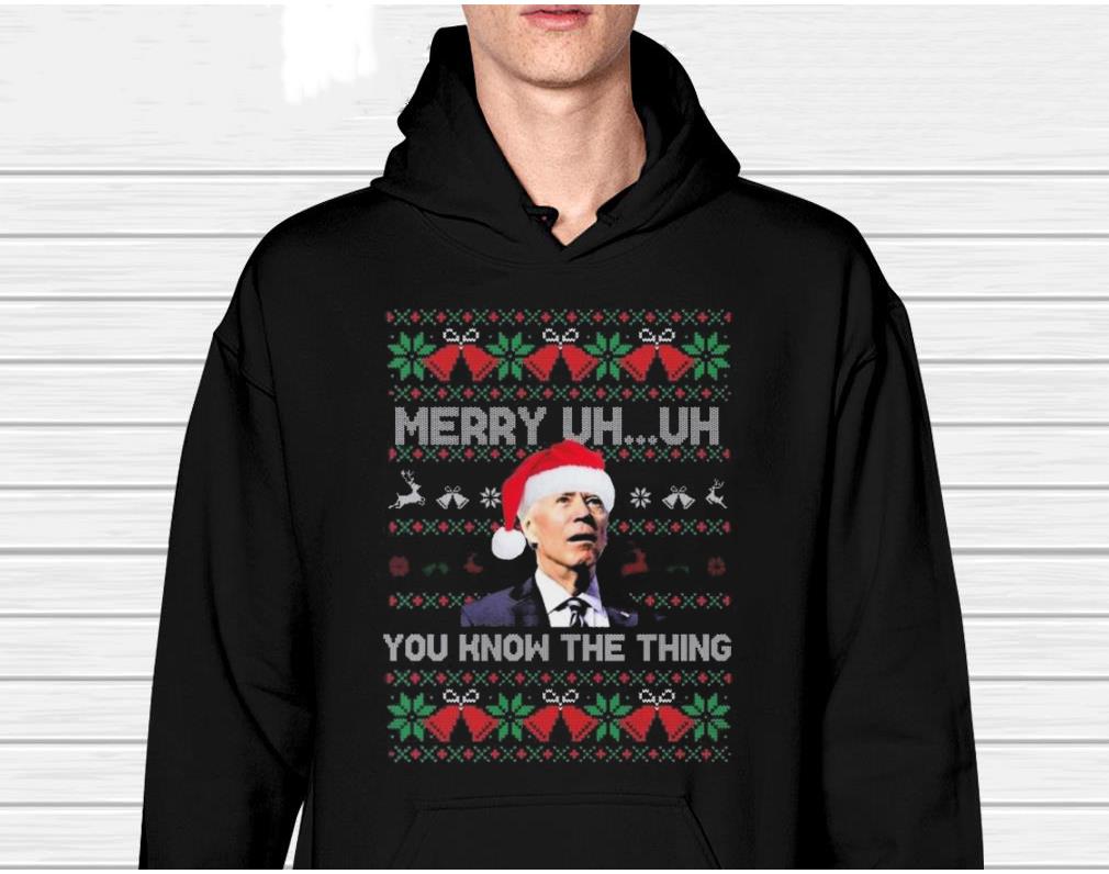 h911 confused joe happy holidays hilarious political santa claus ugly christmas 2022 shirt hoodie - Confused Joe Happy Holidays Hilarious Political Santa Claus Ugly Christmas 2022 Shirt