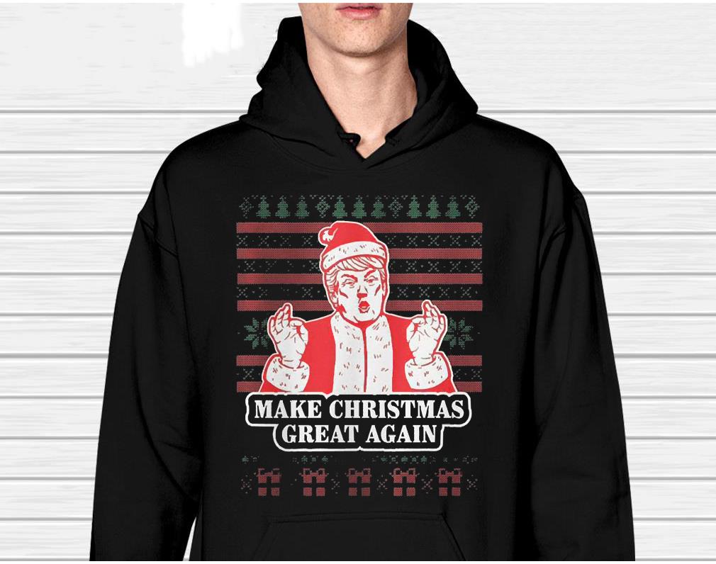 Make Christmas Great Again Donald Trump Santa Claus Ugly Christmas 2022 Shirt