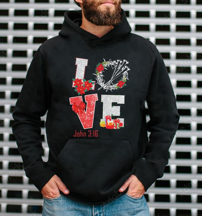 Love John 3-16 Merry Christmas Shirt