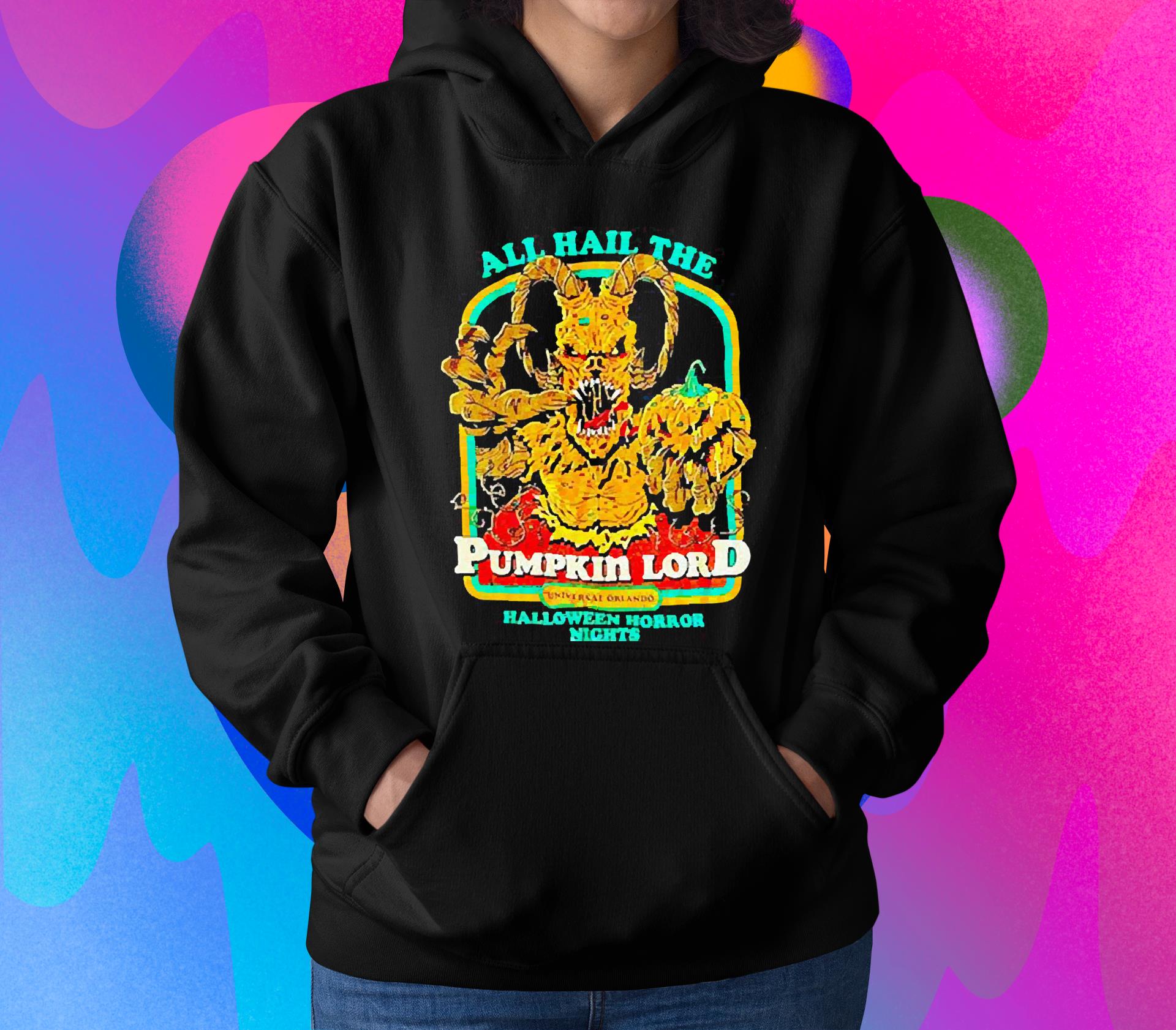 All hail the pumpkin lord Halloween horror nights shirt