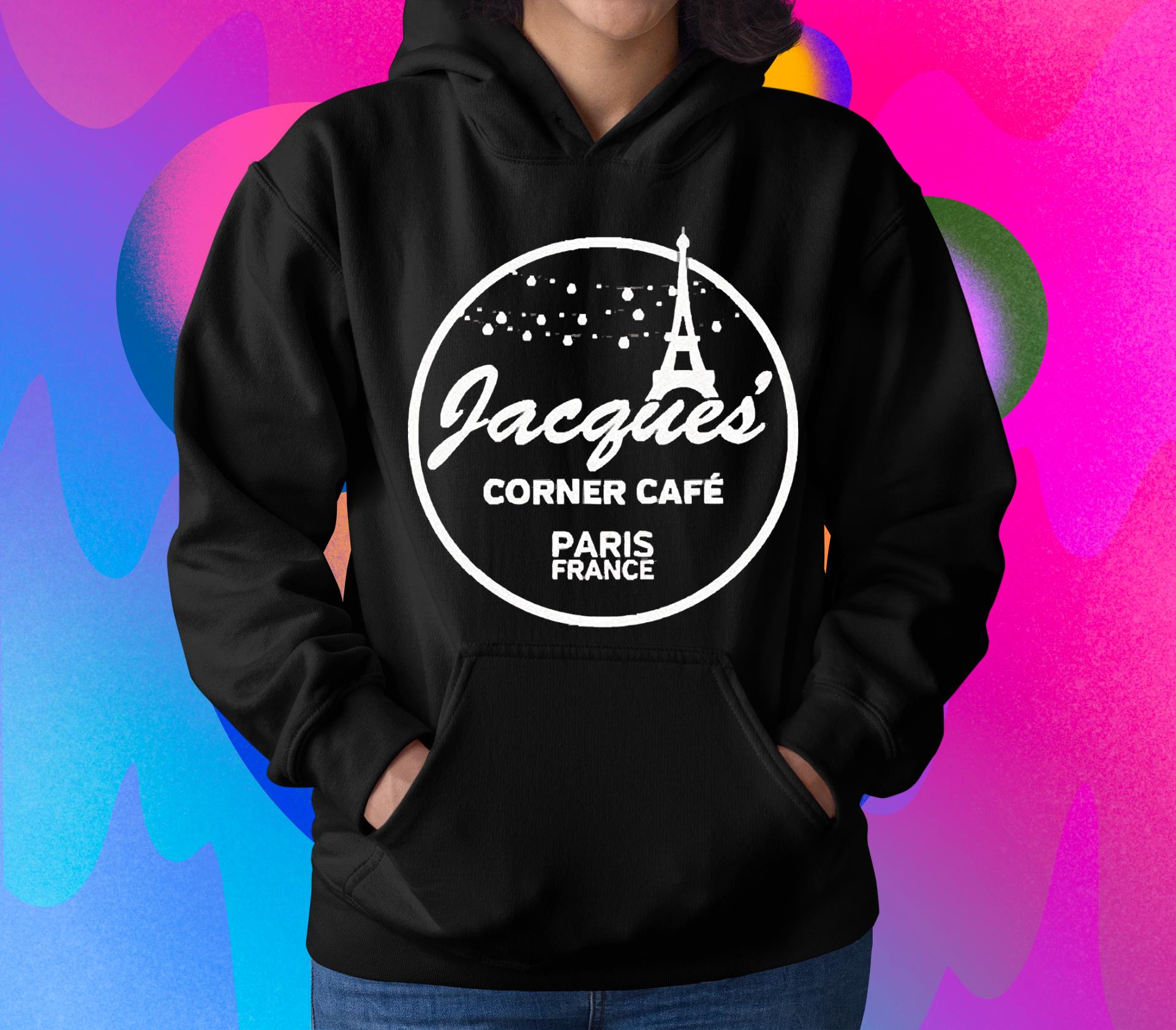 Jacques corner cafe Paris France shirt