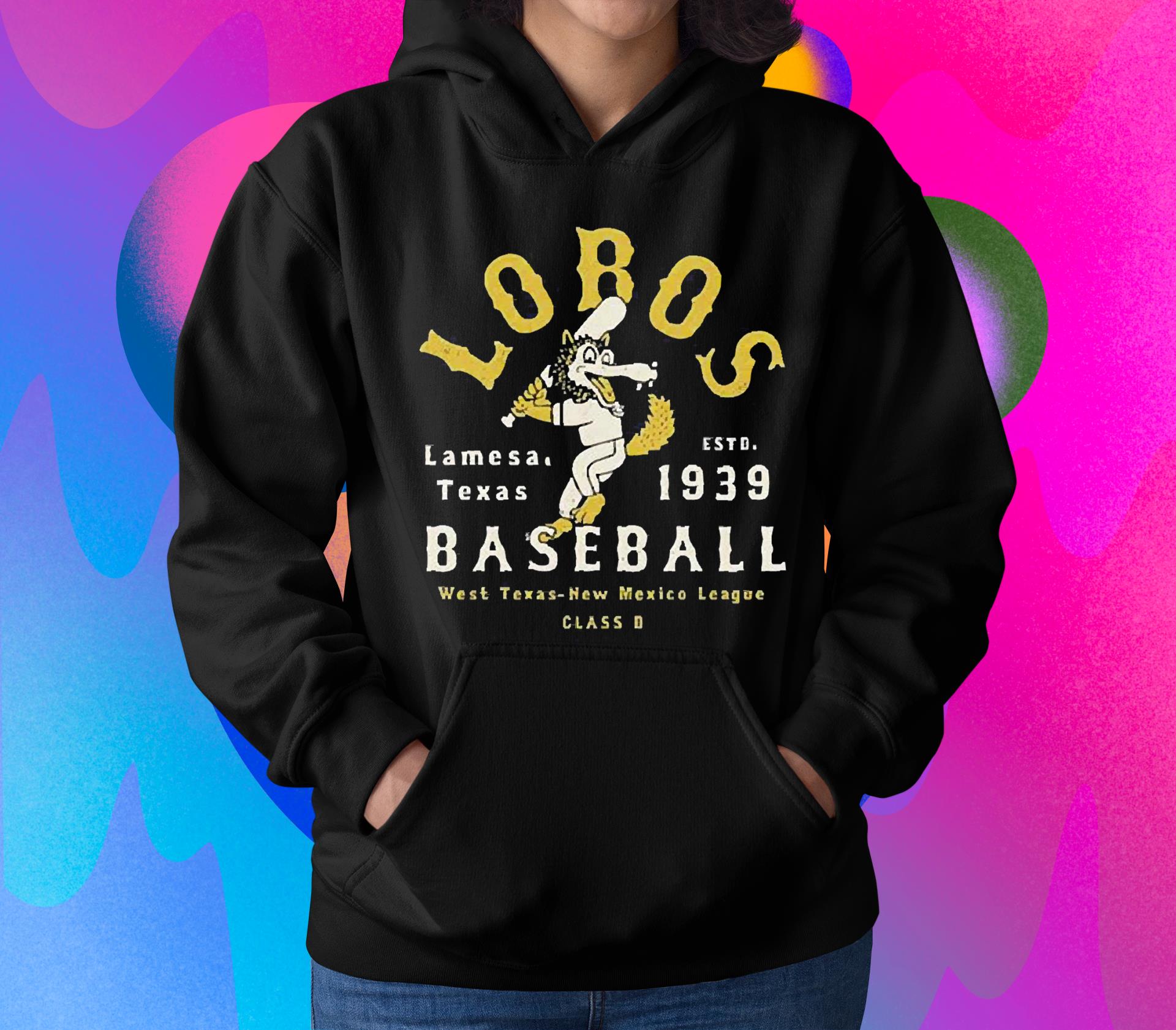 Lamesa Lobos Texas Vintage Defunct Baseball Teams shirt