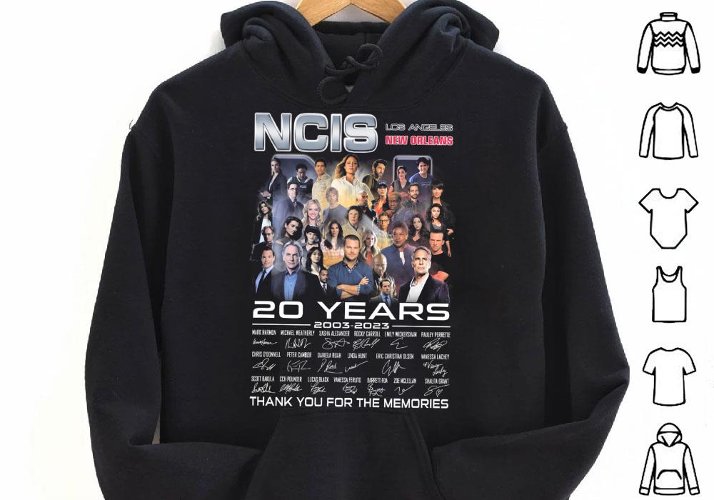 NICIS Los Angeles New Orleans 20 Years 2003 2023 Signatures Shirt