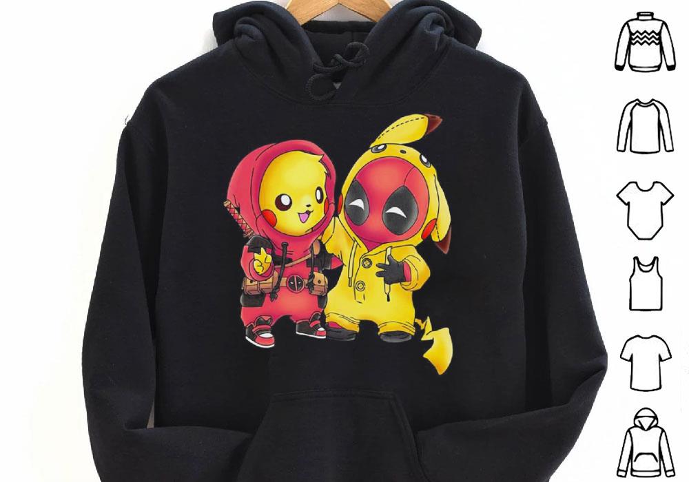 Ninja Pikachu and Deadpool Pika Shirt Ninja Pikachu and Deadpool Pika Shirt