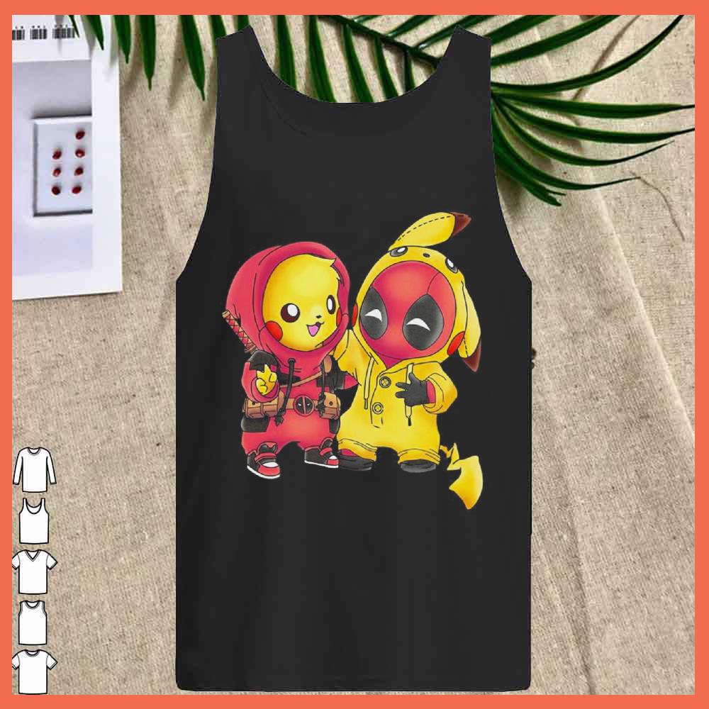 Ninja Pikachu and Deadpool Pika Shirt Ninja Pikachu and Deadpool Pika Shirt
