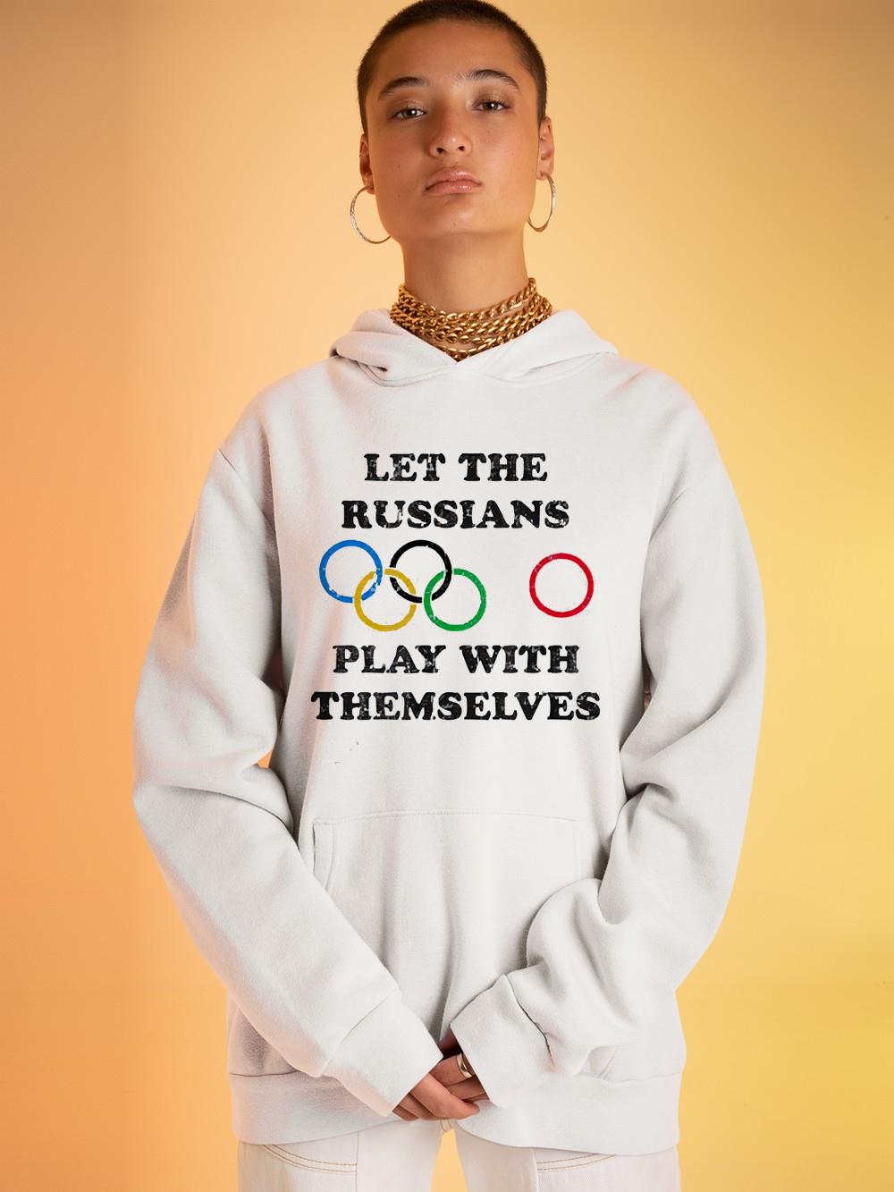 Men’s Let the Russians play with themselves shirt