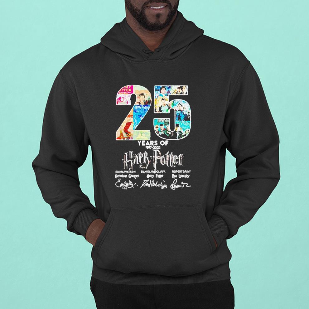 25 years of 1997-2022 Harry Potter signatures shirt 1 Postmaloneshirt News