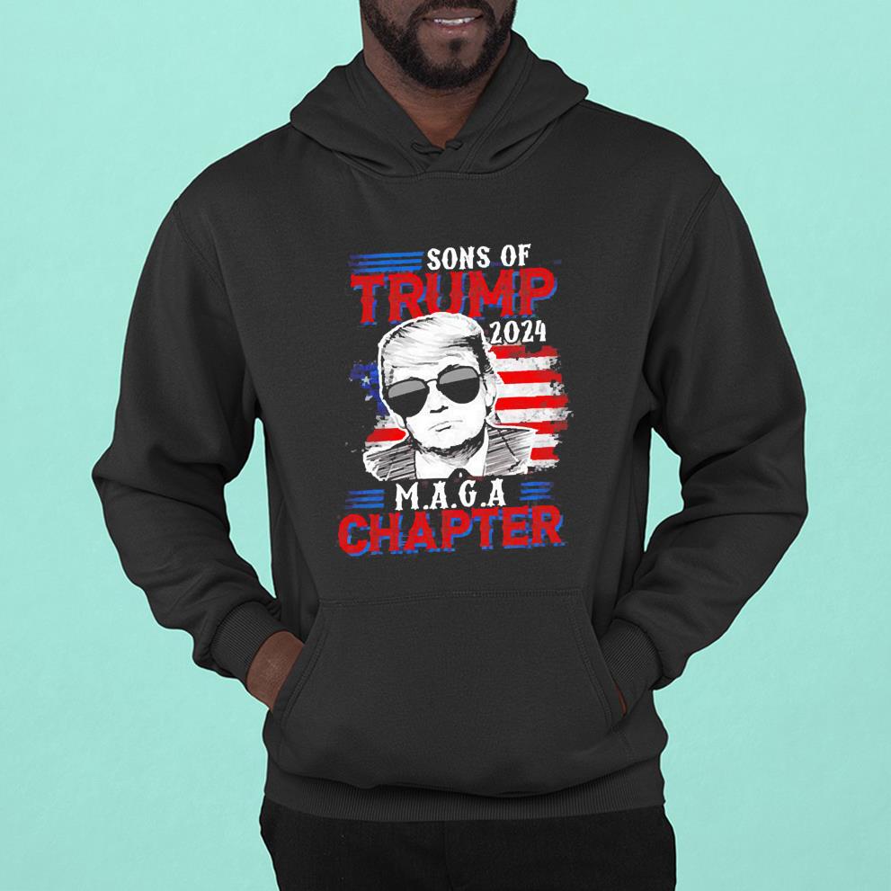 Sons of Trump 2024 M.A.G.A Chapter USA flag shirt 1