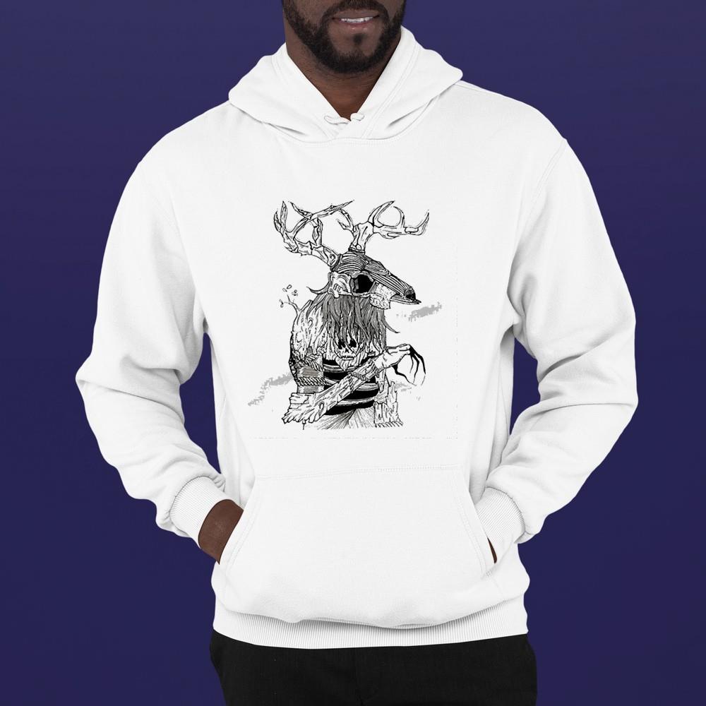 Black And White Wendigo Forest Cryptid Shirt 1 TEACHERHEROSHIRT NEWS