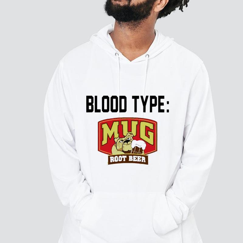Men’s Pit bull blood type mug root beer shirt 1 Thebeatlestshirt News