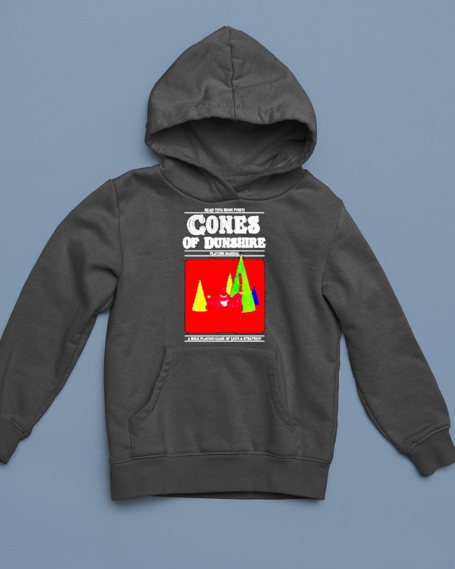 hh114 read this book first cones of dunshire players manual shirt hoodie - Read this book first Cones Of Dunshire players manual shirt