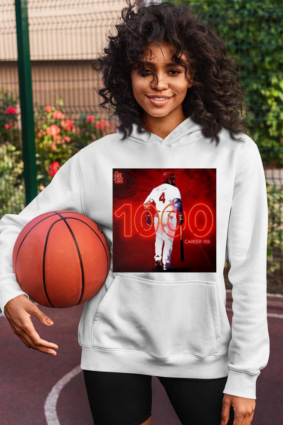hh115 congratulations yadier molina 1000 rbi career st louis cardinals shirt hoodie - Congratulations Yadier Molina 1000 RBI Career St Louis Cardinals Shirt