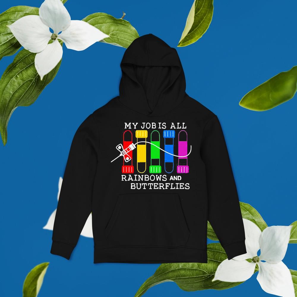 My Job Is All Rainbows And Butterflies Shirt 1 Marvelcomicsteeshirt News