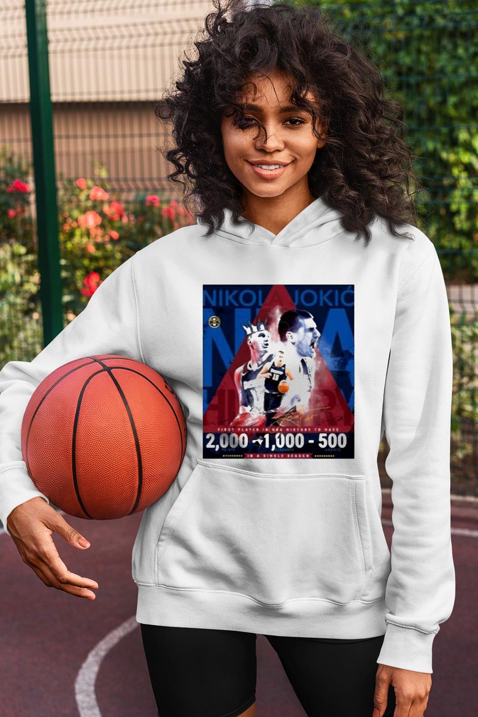 hh115 nikola jokic 2000 points 1000 rebounds 500 assistants shirt hoodie - Nikola Jokic 2000 points 1000 rebounds 500 assistants shirt