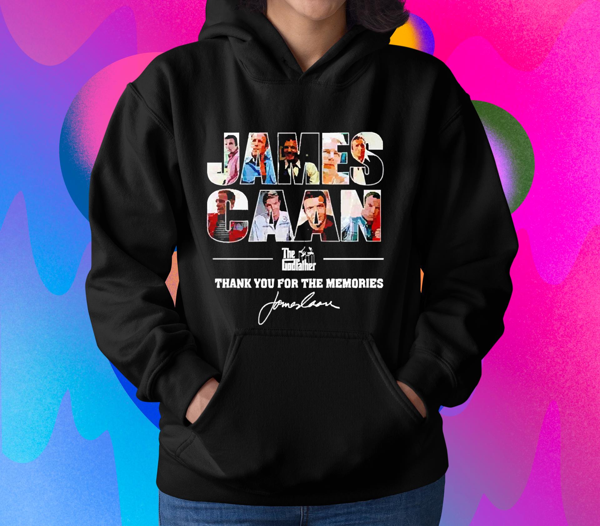 James Caan The Godfather thank you for the memories signature shirt