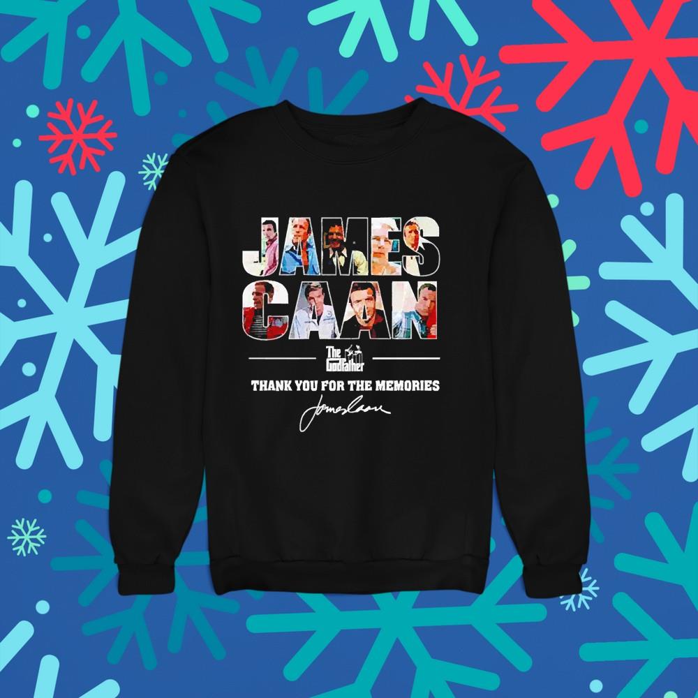 James Caan The Godfather thank you for the memories signature shirt