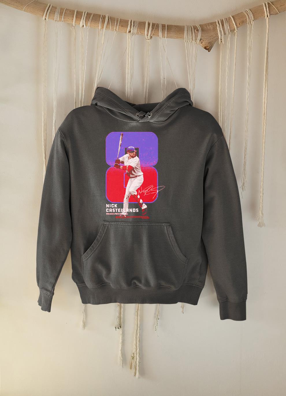 8 Nick Castellanos Philadelphia Phillies Outline Signature shirt 1 Postmaloneshirt News
