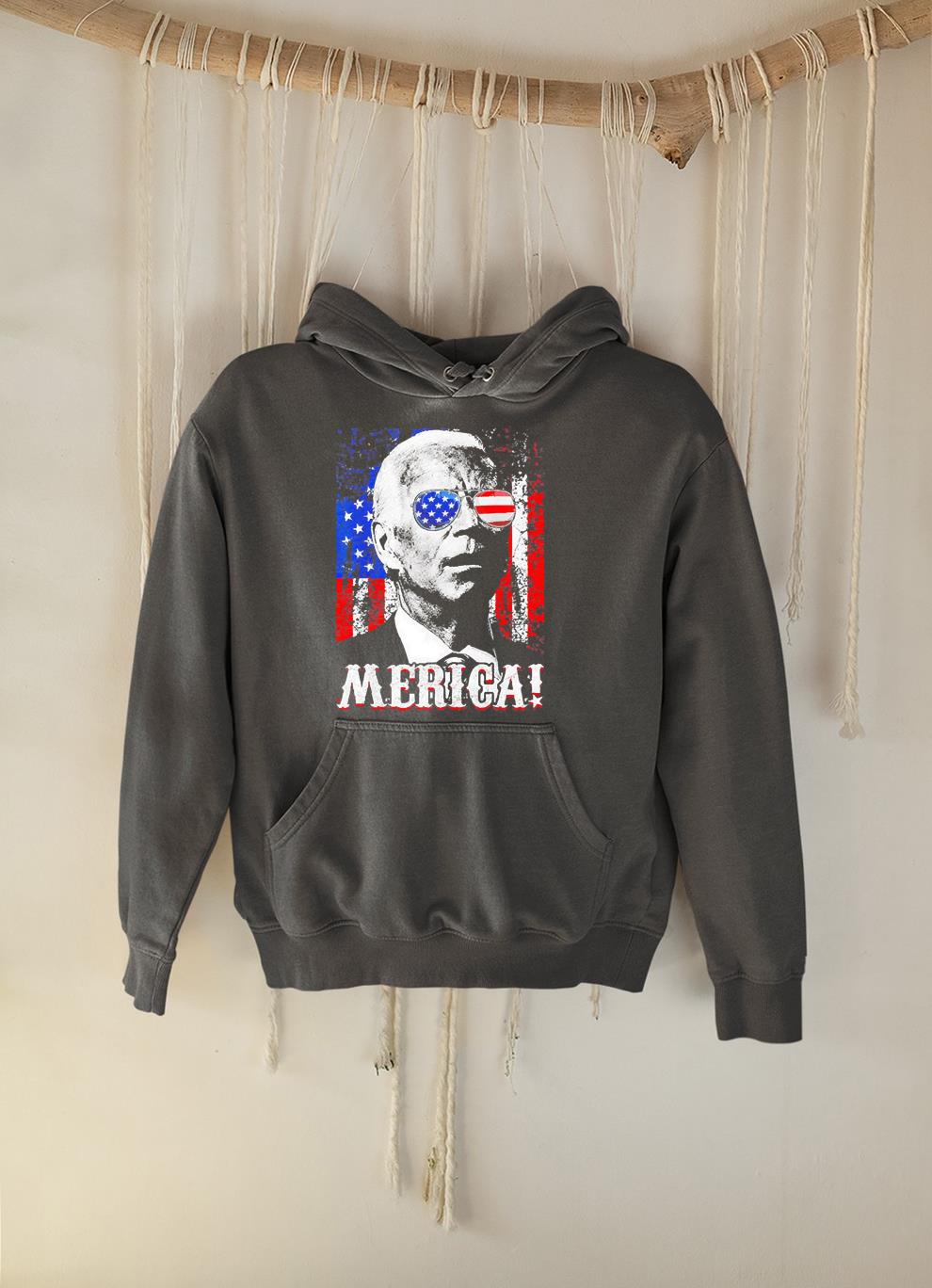 Joe Biden American Flag Merica 4th Of July Shirt 1