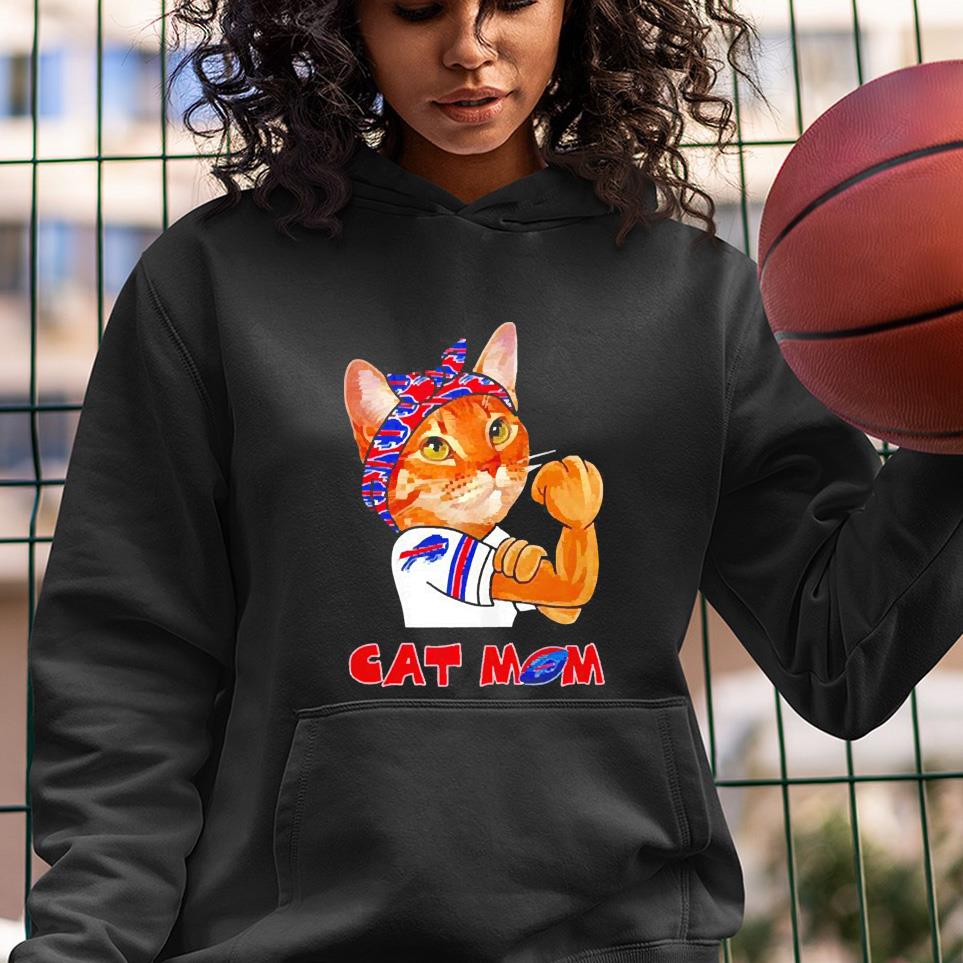 hh134 cat mom buffalo bills shirt hoodie - Cat mom Buffalo Bills shirt