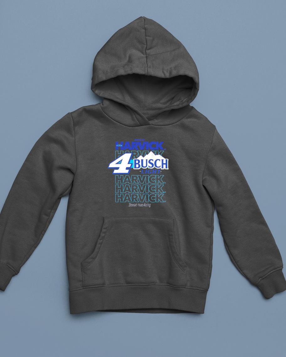 hh135 kevin harvick busch light stewarthaas racing team shirt hoodie - Kevin Harvick Busch light Stewart-Haas Racing Team shirt